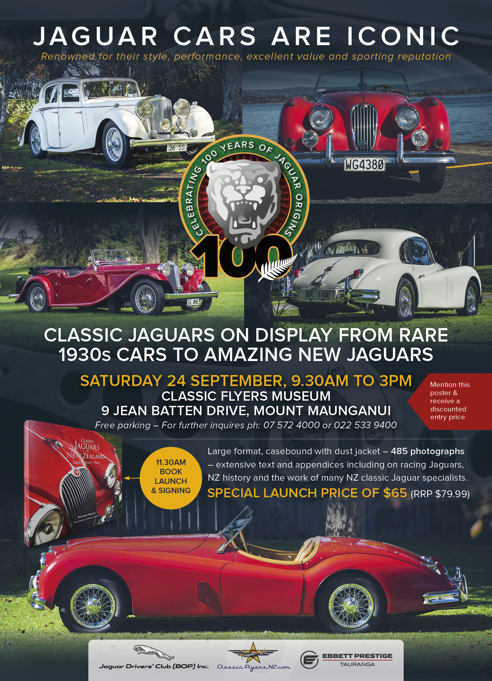 A4 POSTER-Classic Jaguars in New Zealand